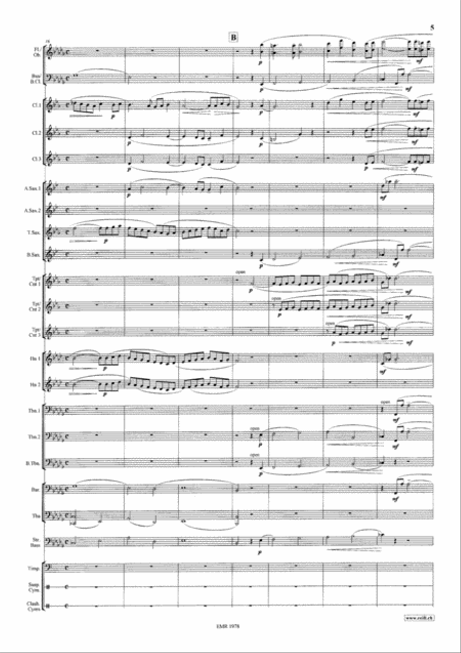 Platoon Concert Band scores gallery preview page 6