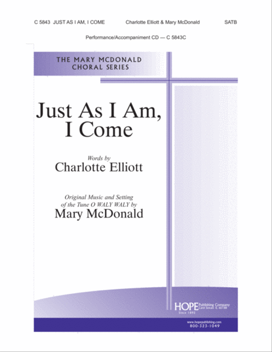 Just as I Am, I Come 4-Part scores gallery preview page 2