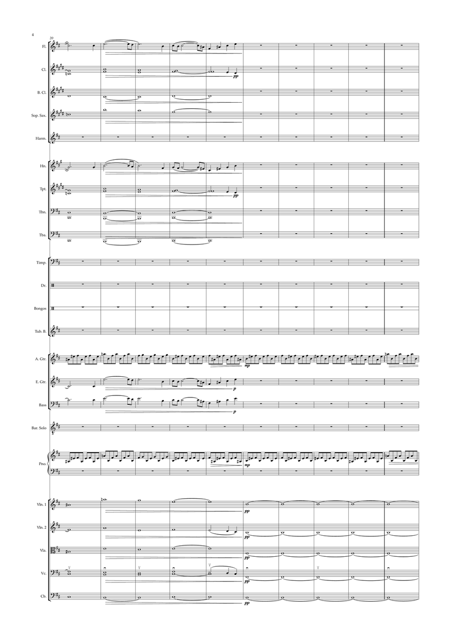 Theme From Red Dead Redemption Large Ensemble scores gallery preview page 4