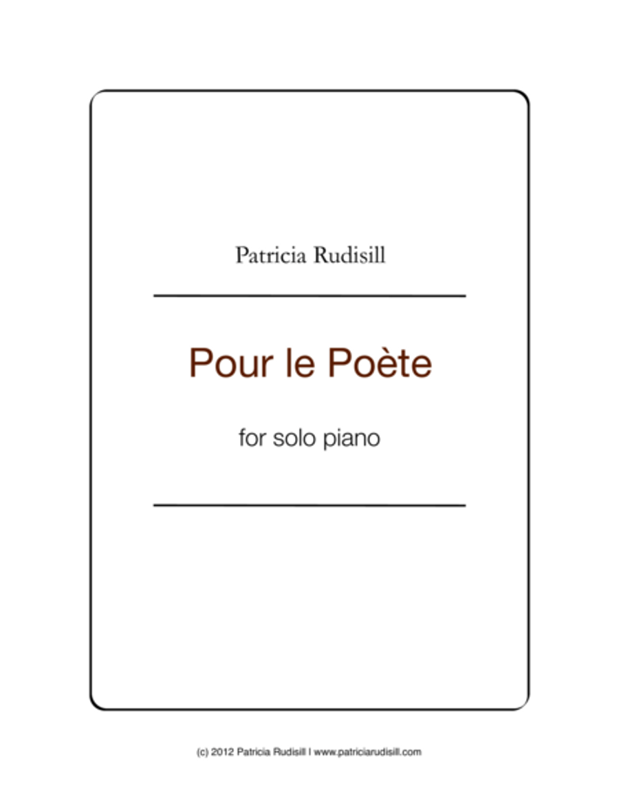 Pour le Poete Piano Solo scores gallery preview page 1