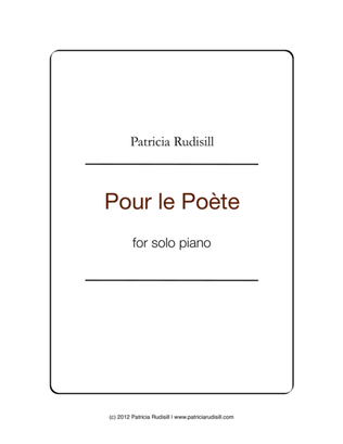 Book cover for Pour le Poete