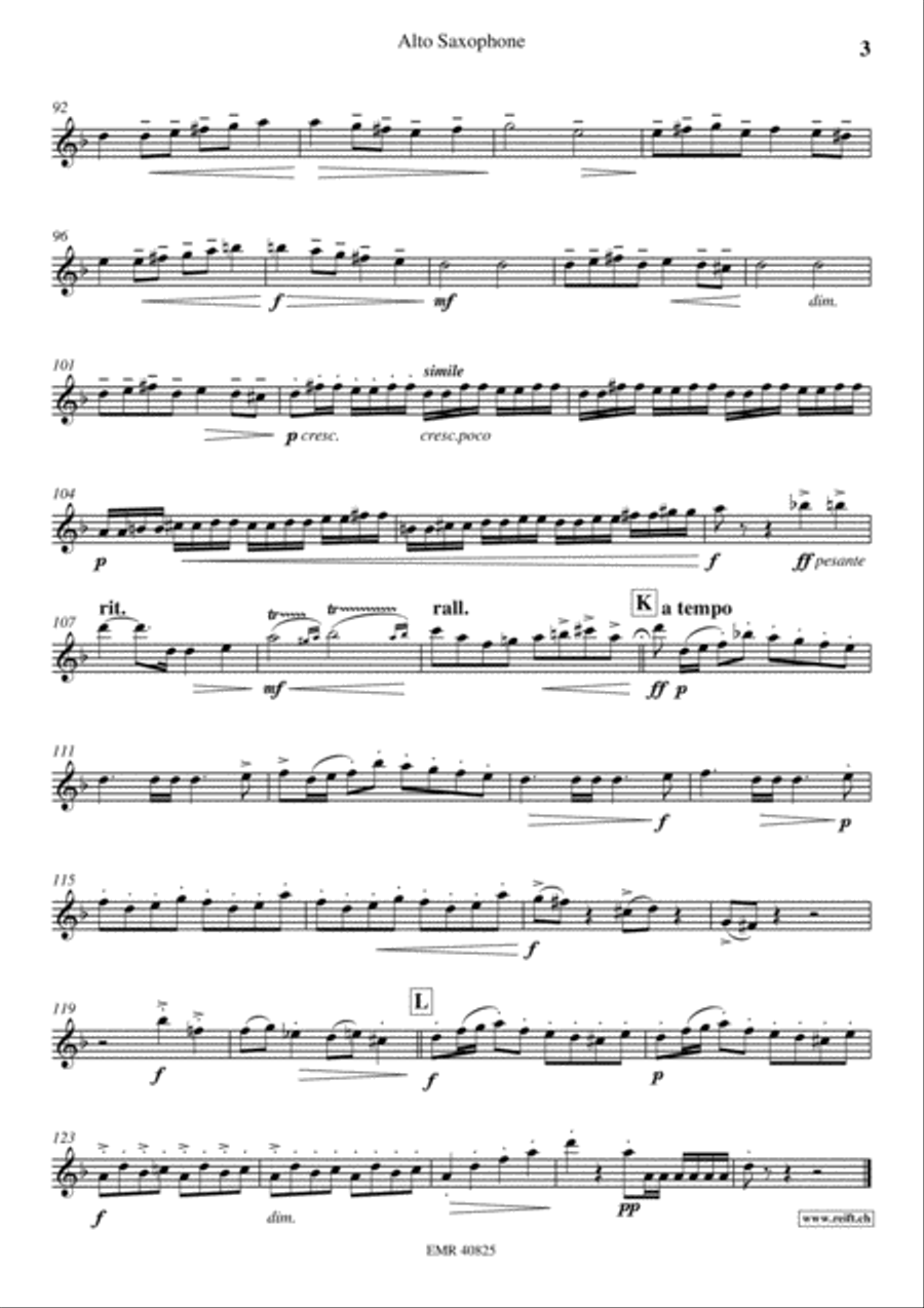 Konzert-Etude Konzert-Etude Alto Saxophone scores gallery preview page 4
