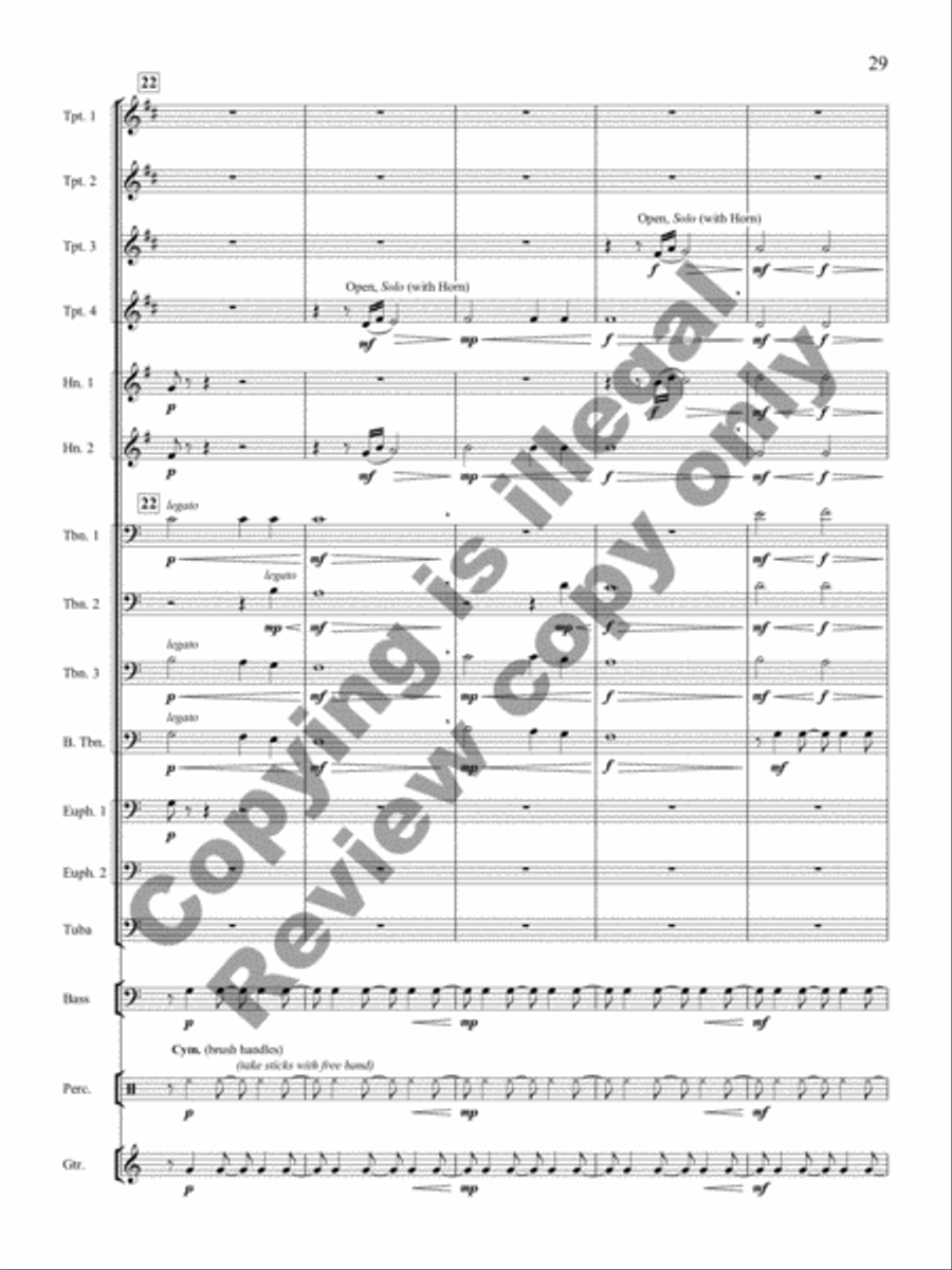 Christmas Brass Brass Band scores gallery preview page 34