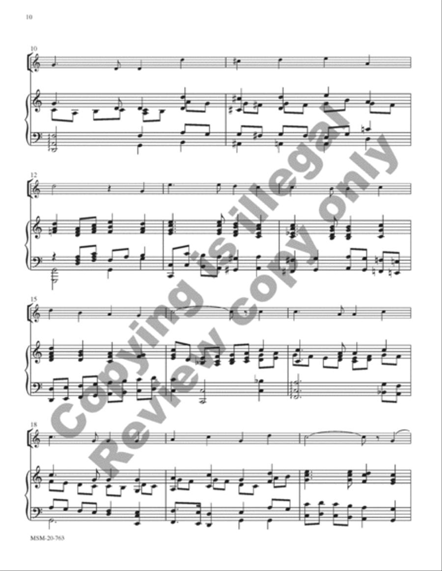 An American Suite for Violin and Piano Violin Solo scores gallery preview page 29