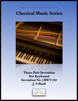 Three Part Invention for Keyboard No 1 BWV 787