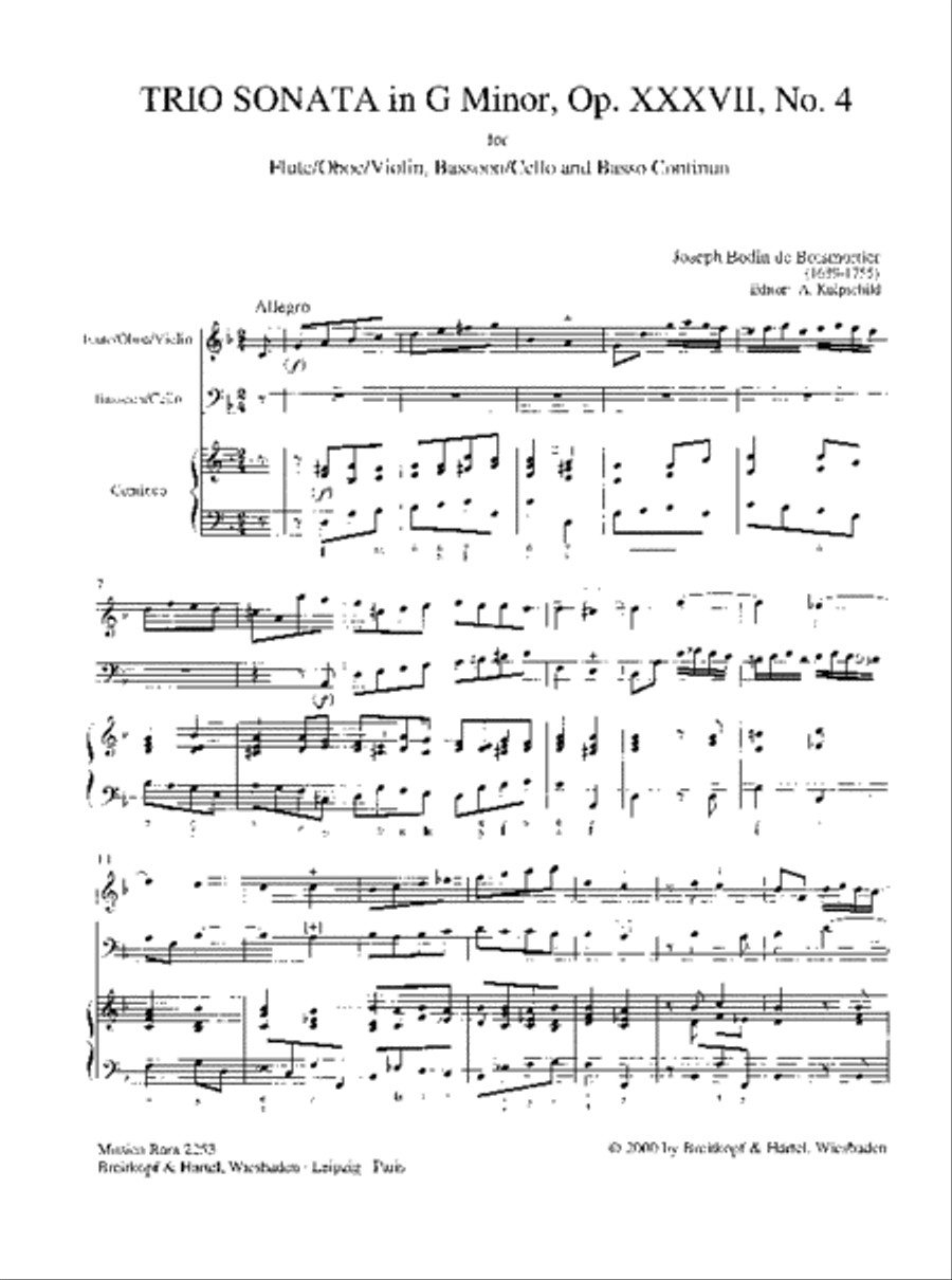 5 Trio Sonatas Op. 37 Score scores gallery preview page 2