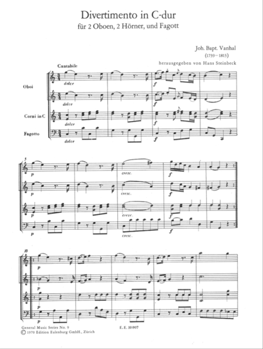 Divertimento Set of Parts scores gallery preview page 2
