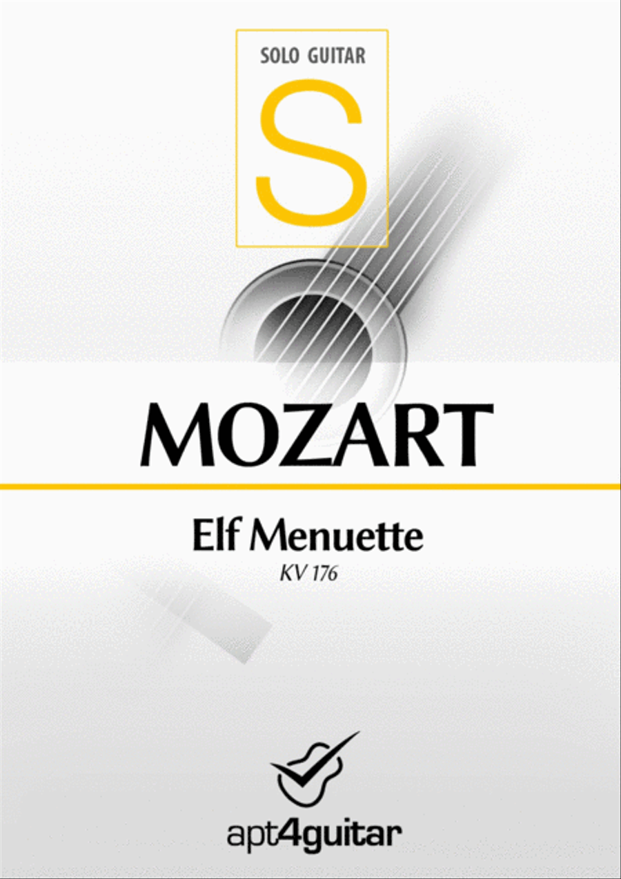 Elf Menuette Elf Menuette Acoustic Guitar scores gallery preview page 1