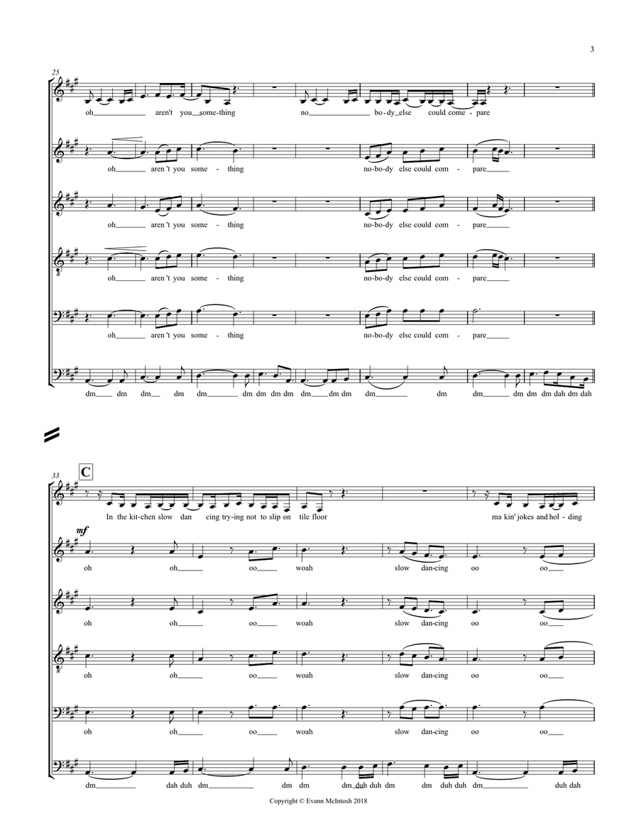 Aren't You Lovely Aren't You Lovely 4-Part scores gallery preview page 3