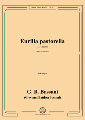G. B. Bassani-Eurilla pastorella,in B Major