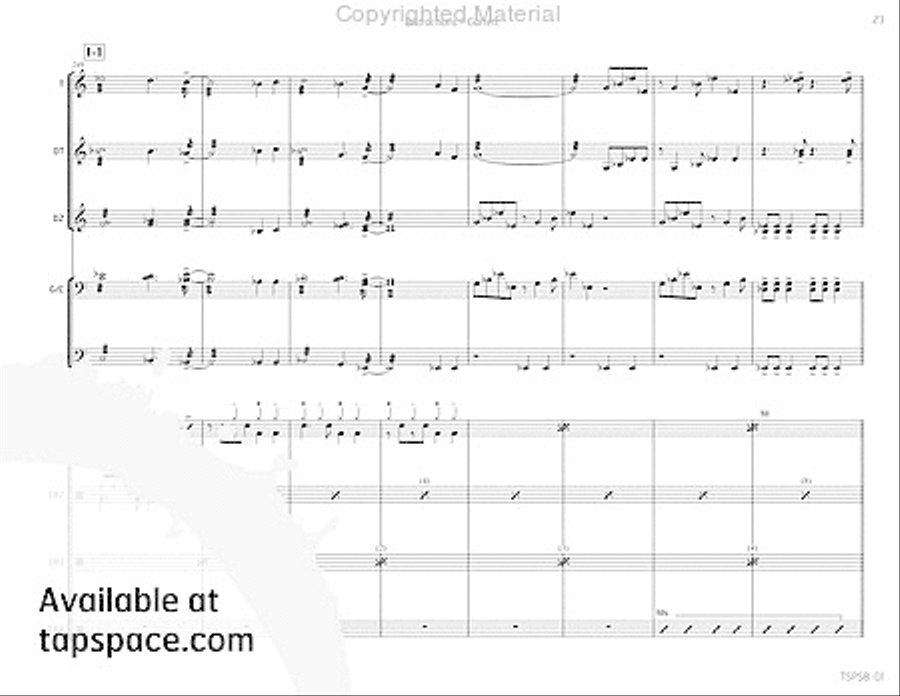 Distractions Steel Drum Band scores gallery preview page 26
