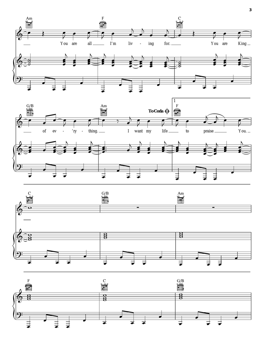 You, You Are God Acoustic Guitar scores gallery preview page 3