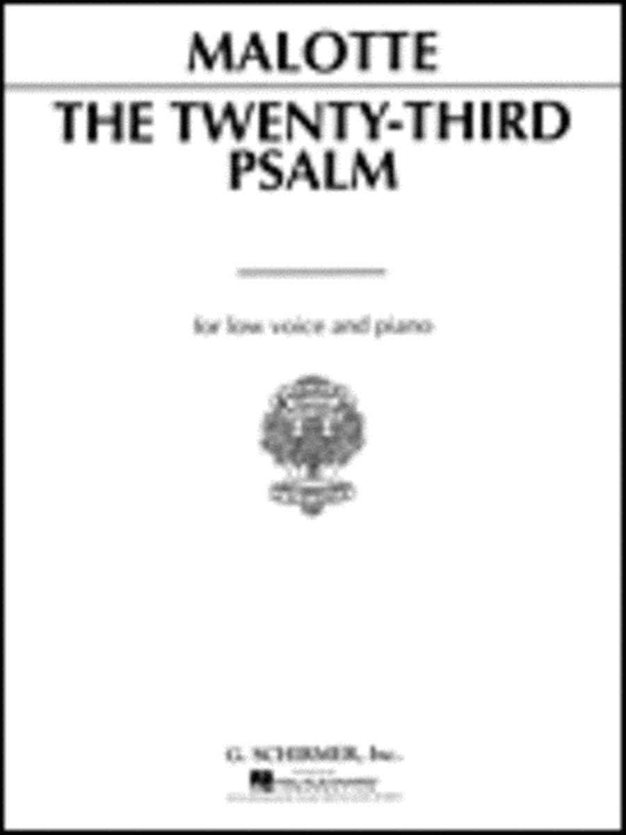 23rd Psalm 23rd Psalm Low Voice scores gallery preview page 1
