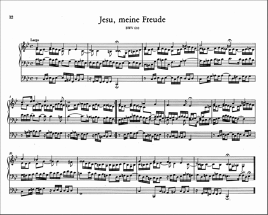 Sämtliche Orgelwerke V Orgelbüchlein, Choralparti Organ scores gallery preview page 4