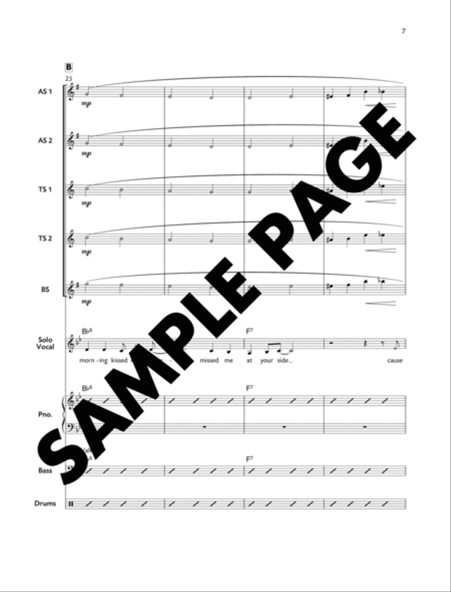 Cupid's Arrow Cupid's Arrow Jazz Ensemble scores gallery preview page 7