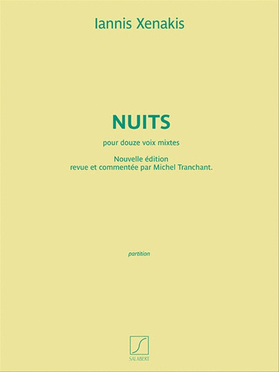 Nuits Choir scores gallery preview page 1