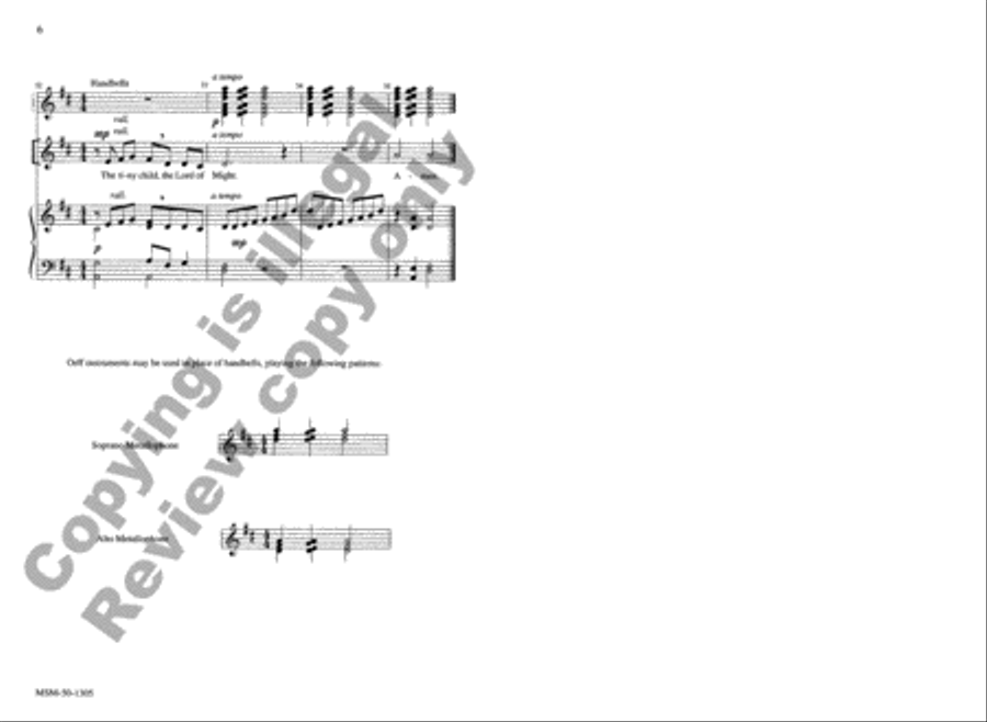 The Shepherd's Prayer Unison Choir scores gallery preview page 6