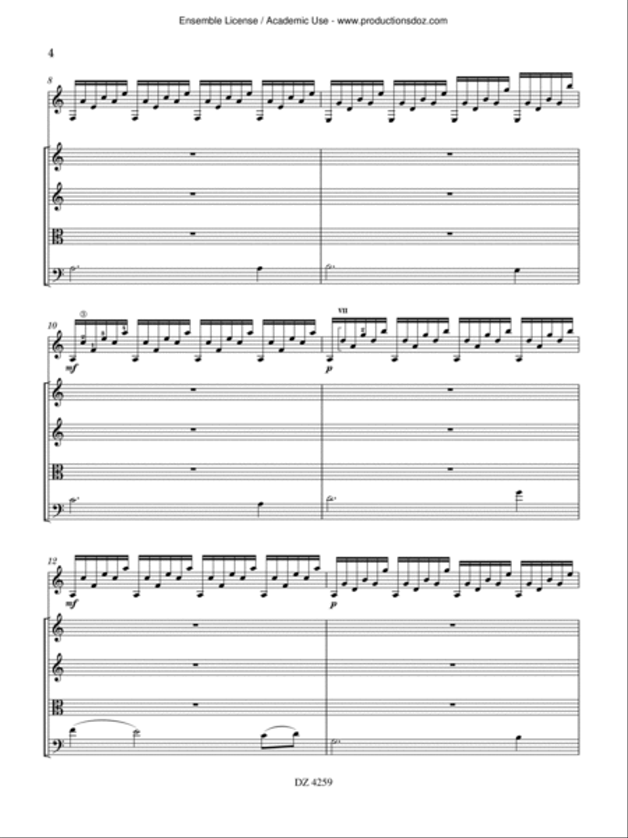 Bentu de notas Cello scores gallery preview page 4