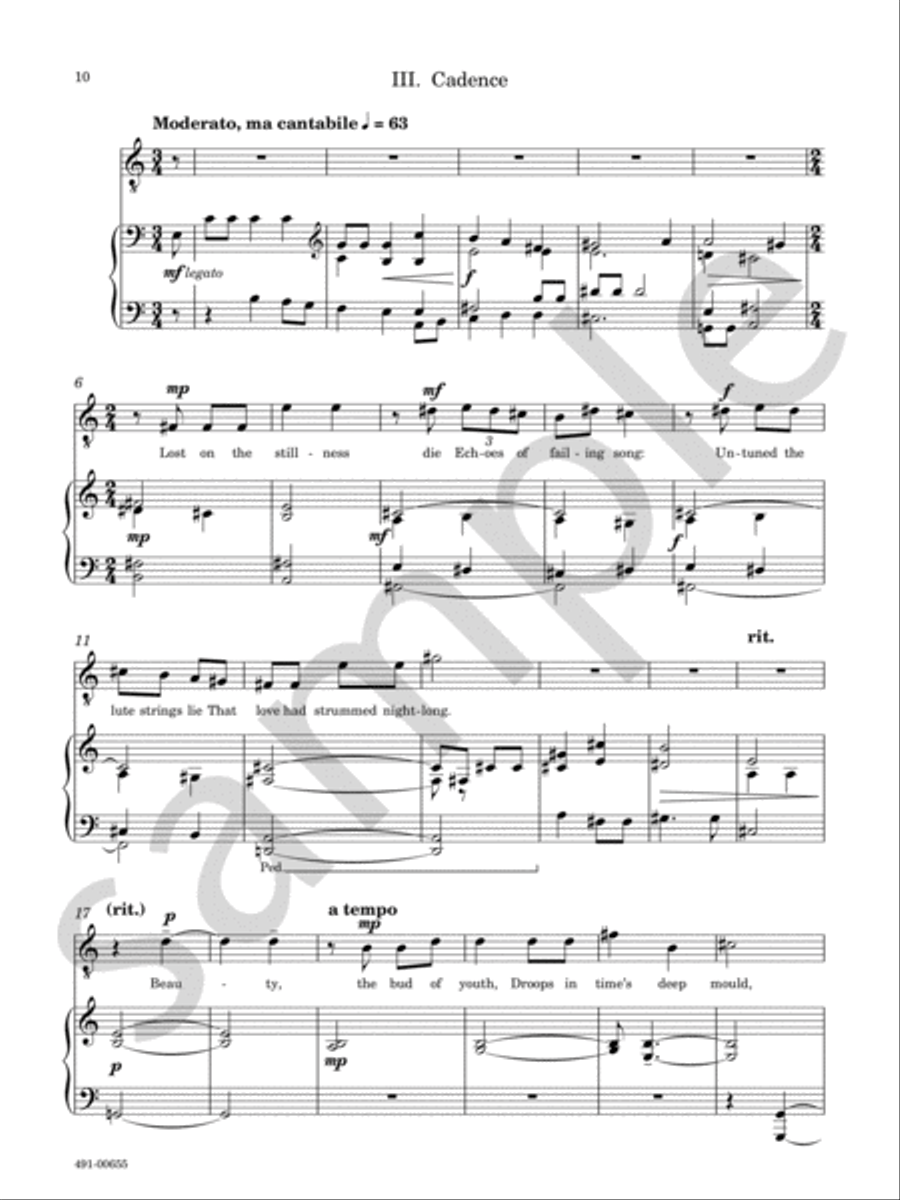 Songs of the Silence Songs of the Silence Chamber Music scores gallery preview page 7