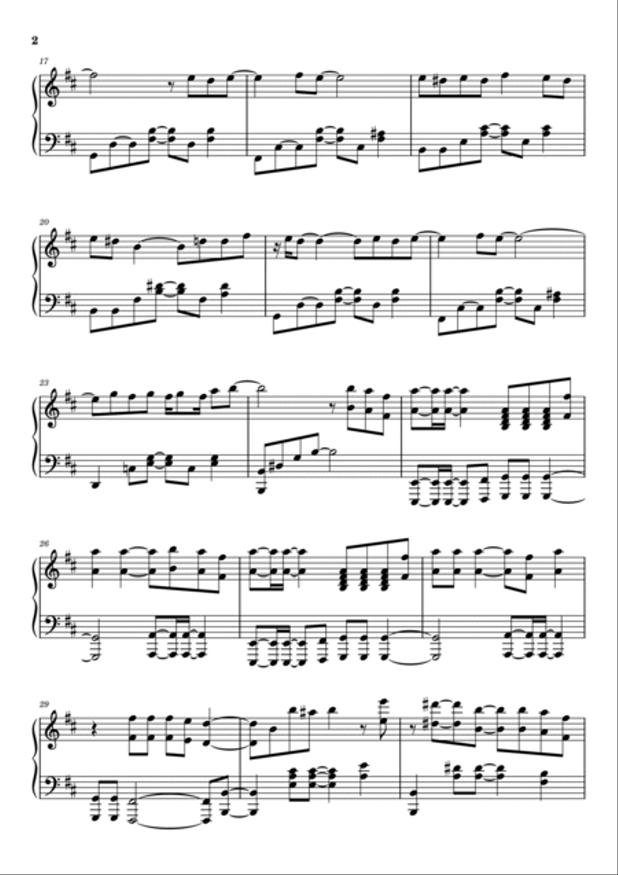 P.y.t. (pretty Young Thing) Piano Solo scores gallery preview page 2