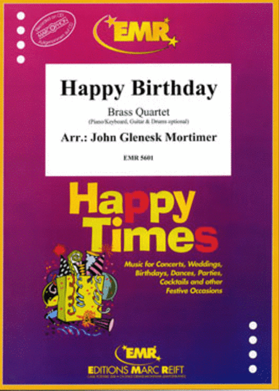 Happy Birthday Brass Ensemble scores gallery preview page 1