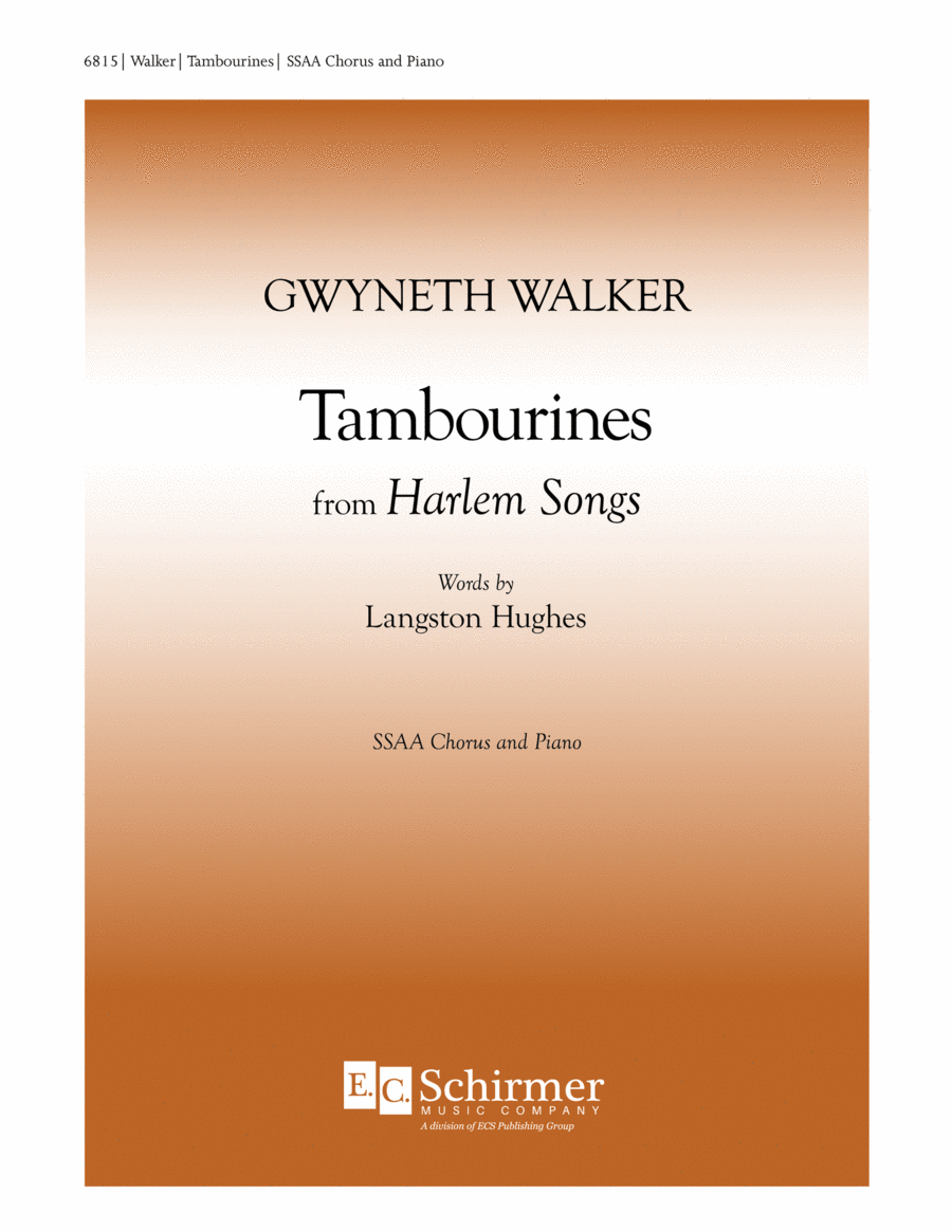 Tambourines from Harlem Songs SSAA scores gallery preview page 1