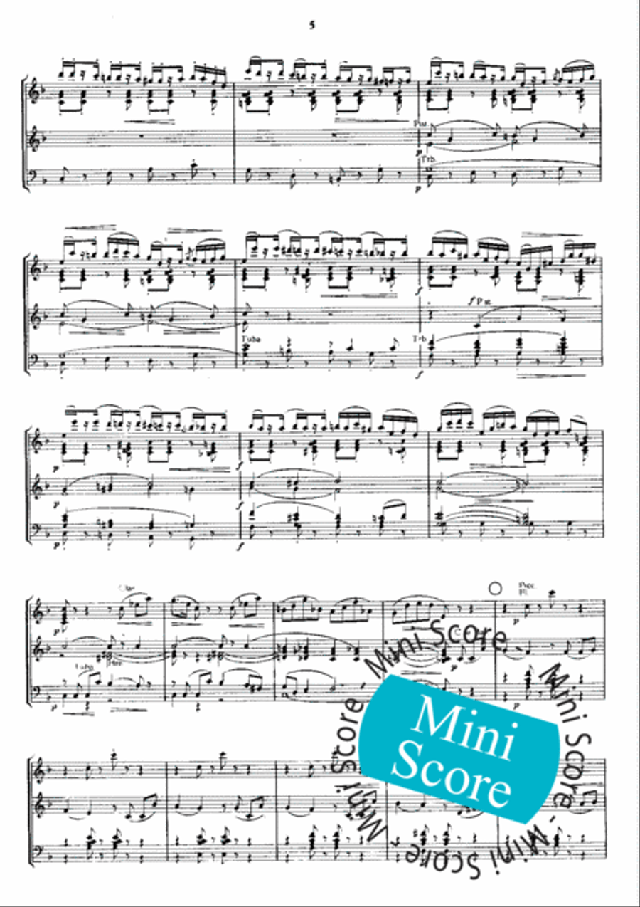 Faust Ballet Concert Band scores gallery preview page 9