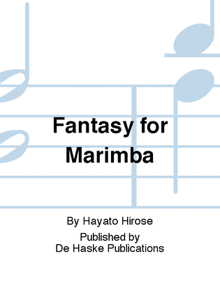 Book cover for Fantasy for Marimba