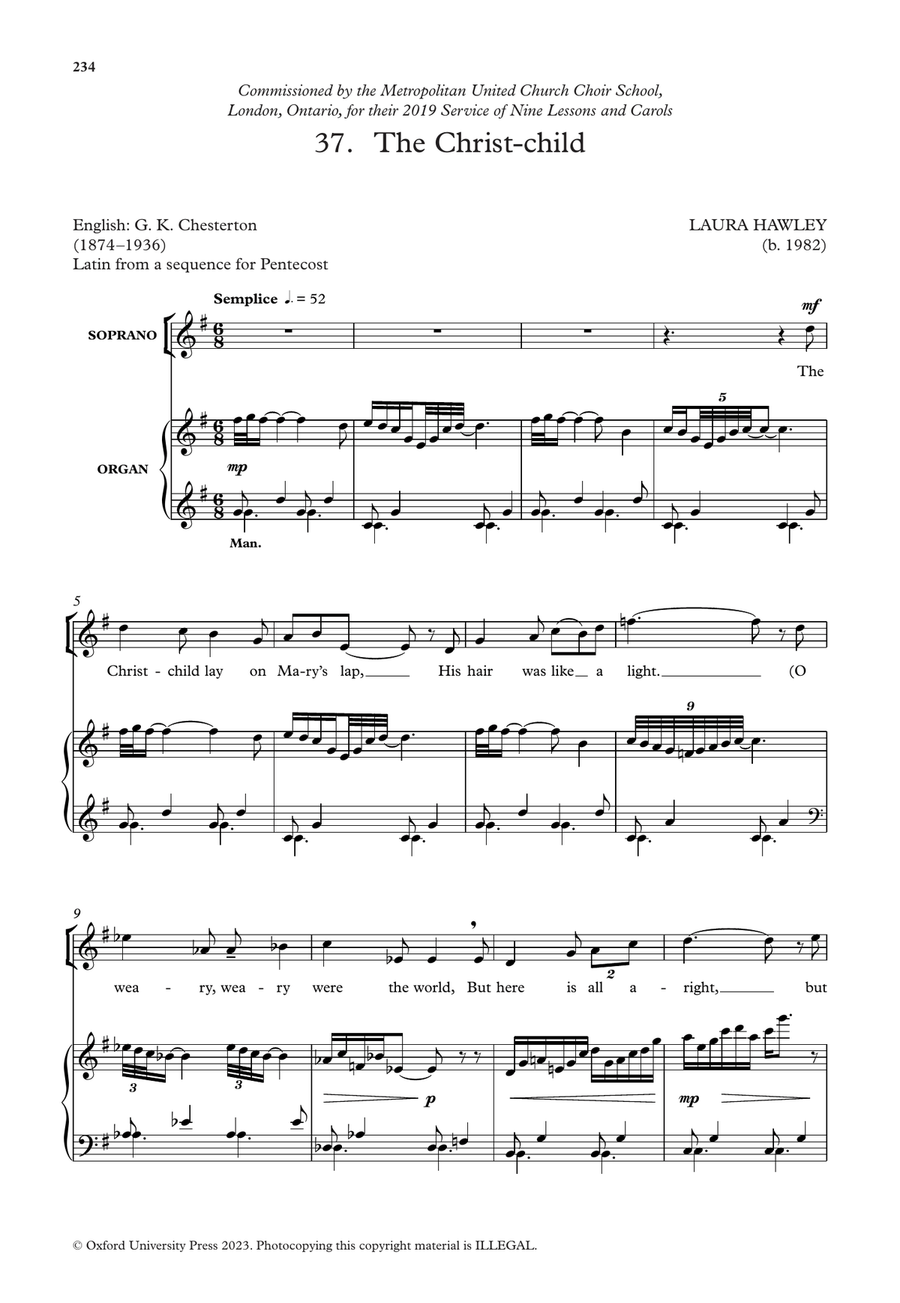 The Christ-child Score - Digital Sheet Music