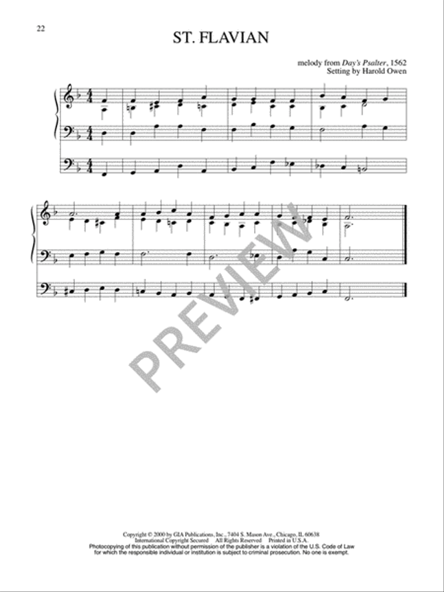 Twenty-Five Organ Harmonizations - Volume 1 Organ scores gallery preview page 24