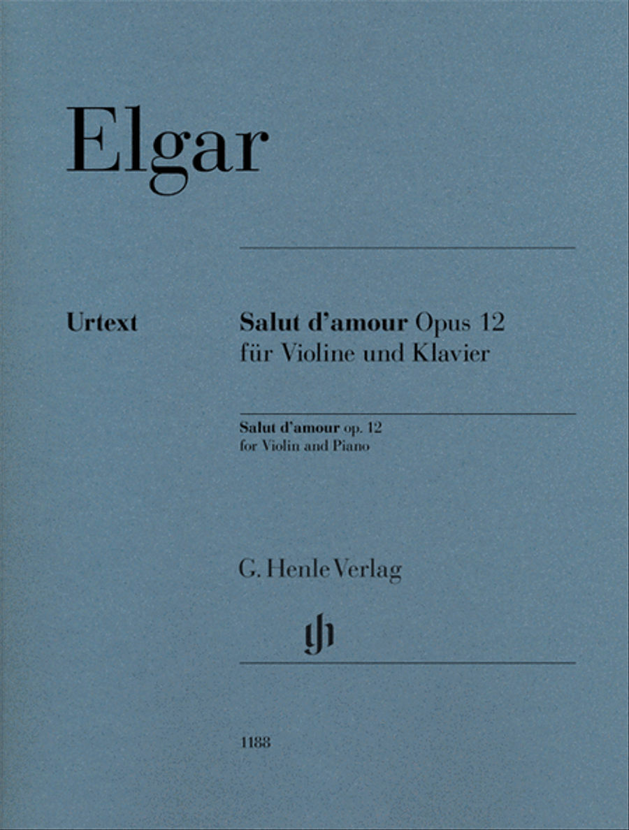 Salut d'amour, Op. 12 Violin Solo scores gallery preview page 1