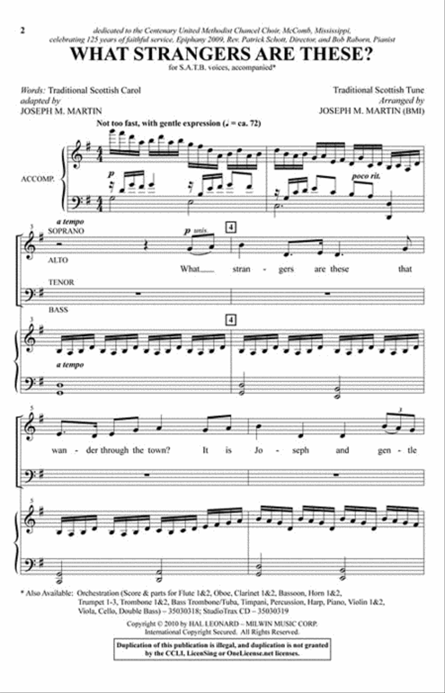 What Strangers Are These? 4-Part scores gallery preview page 2