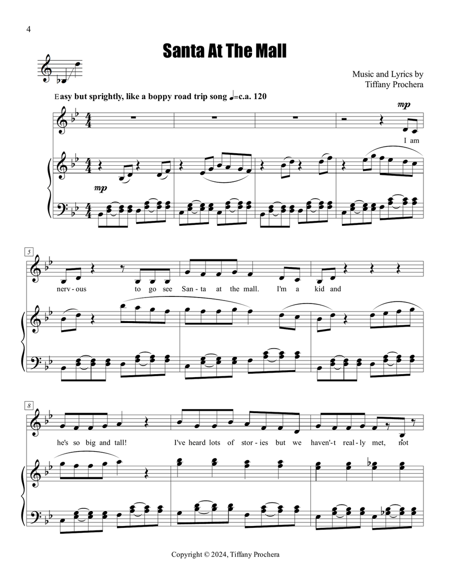 I Don't LIke Winter and Other Songs to Celebrate the Winter Season Voice scores gallery preview page 5