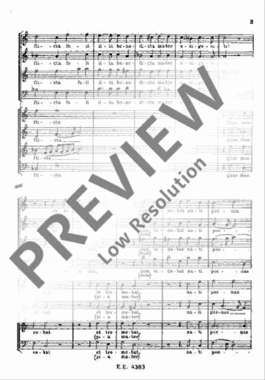Stabat mater 4-Part scores gallery preview page 12