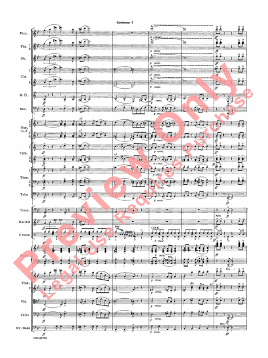 Themes from 007 Full Orchestra scores gallery preview page 10