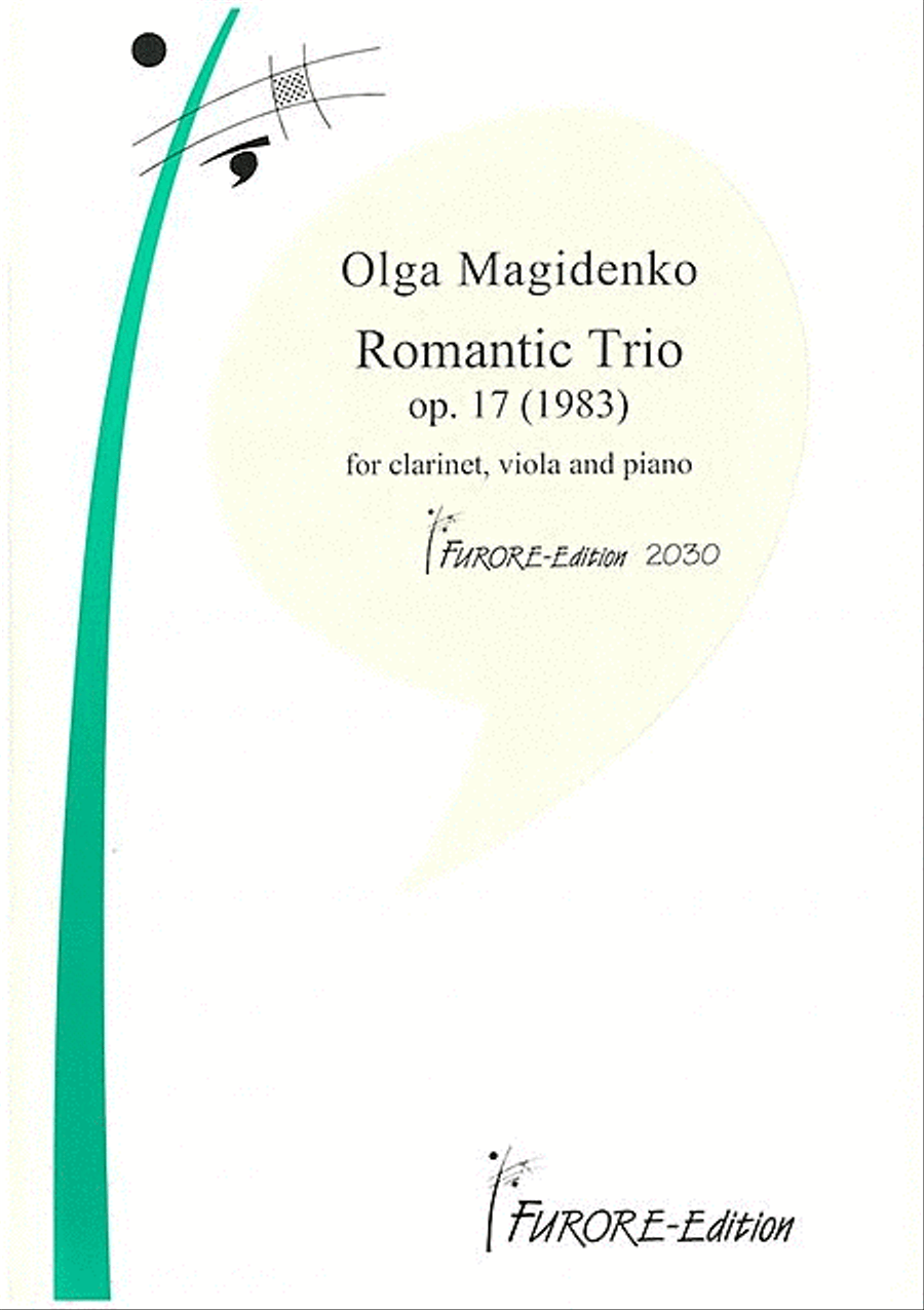 Romantic Trio op. 17 Clarinet scores gallery preview page 1