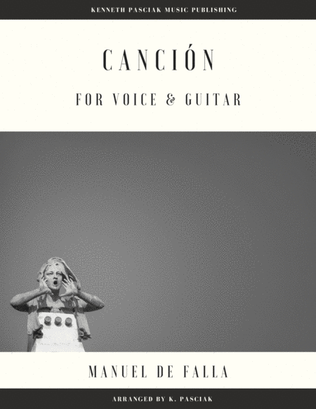 Canción (for Voice and easy Guitar)