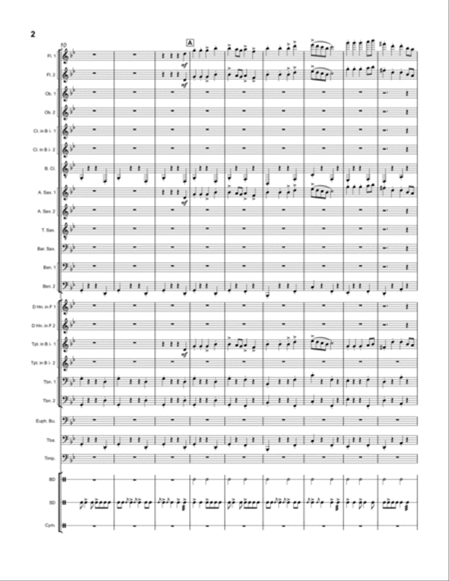 Frontiersmen's Odyssey Concert Band scores gallery preview page 2