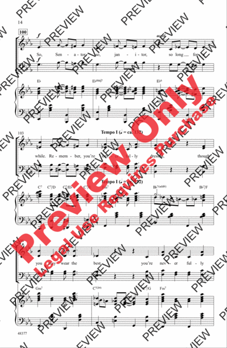 Happy Face Medley Happy Face Medley 4-Part scores gallery preview page 14