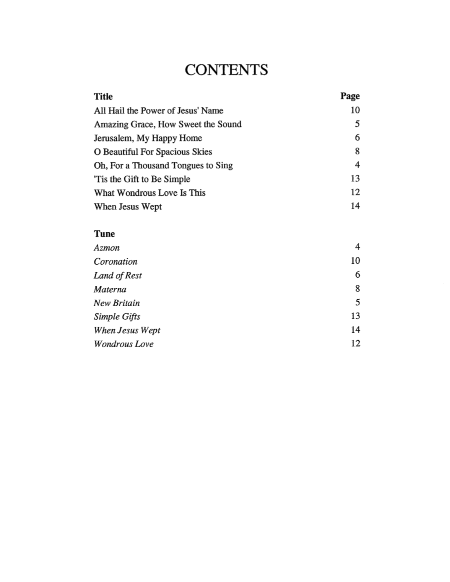 Great American Hymns - Music for Manuals Organ scores gallery preview page 1