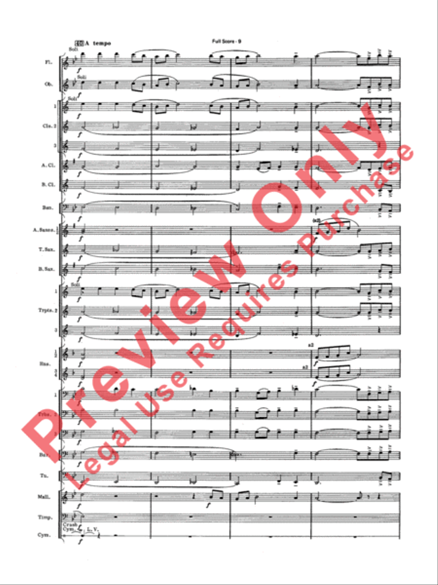 Have Yourself a Merry Little Christmas Concert Band scores gallery preview page 11