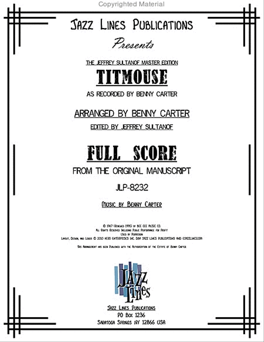 Titmouse Jazz Ensemble scores gallery preview page 2