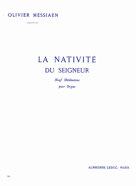 Nativite Du Seigneur Volume 1 (Meditations 1 et 2) - Orgue