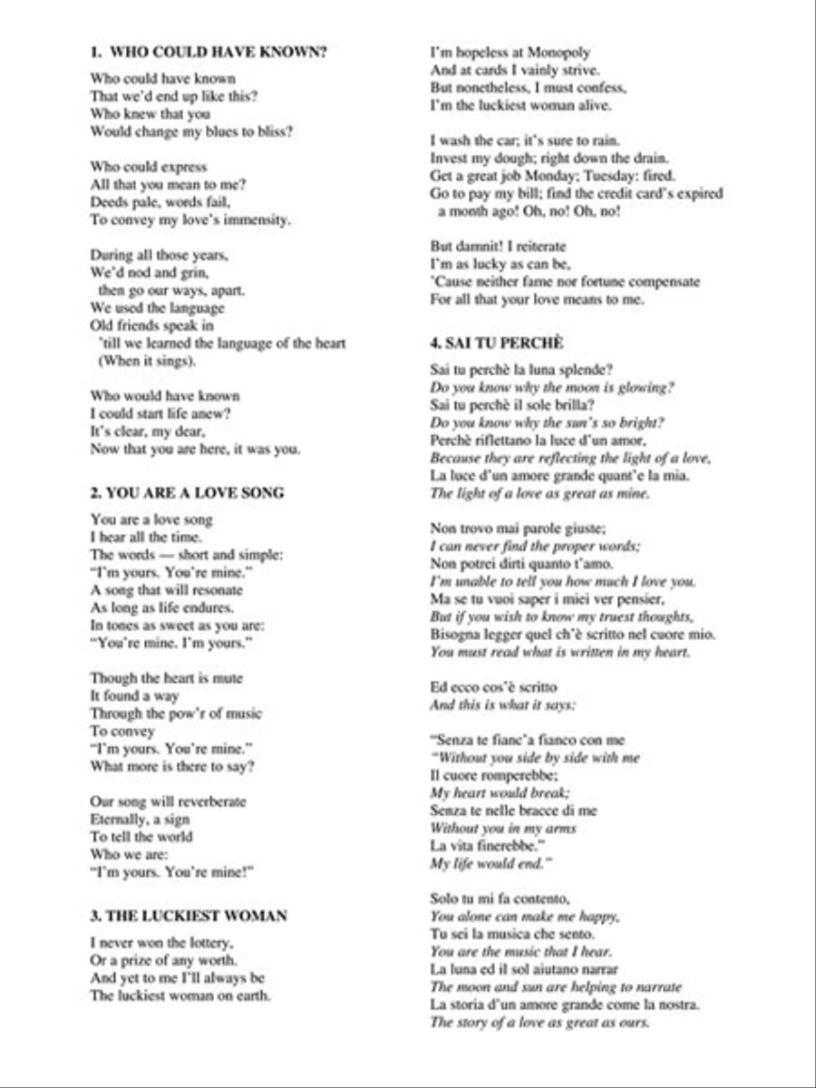Cabaret Songs Cabaret Songs Medium Voice scores gallery preview page 3
