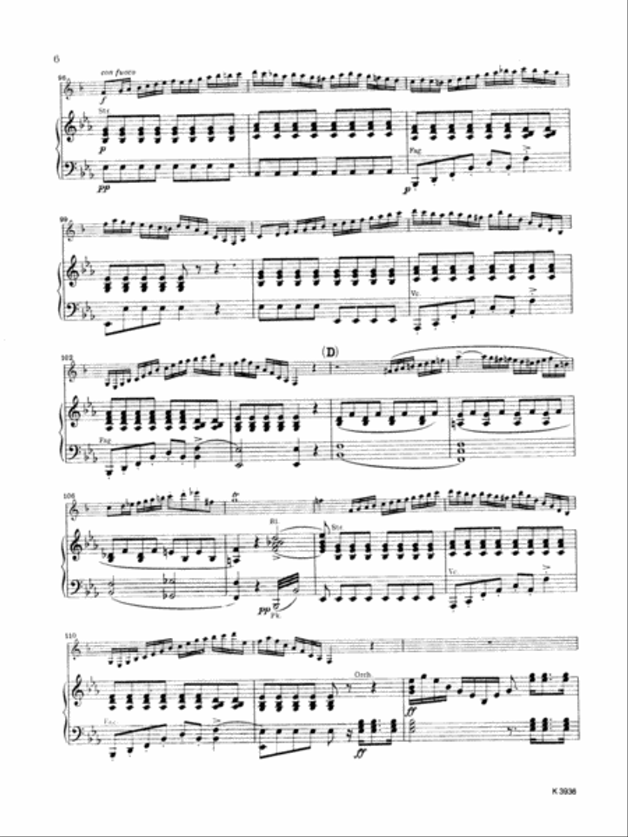 Weber: Concertino in E flat Major, Op. 26 Part scores gallery preview page 6