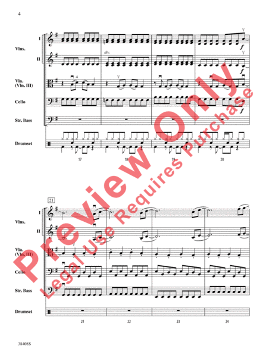 Firework String Orchestra scores gallery preview page 5