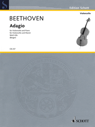 Book cover for Ludwig van Beethoven - Adagio WoO 43b