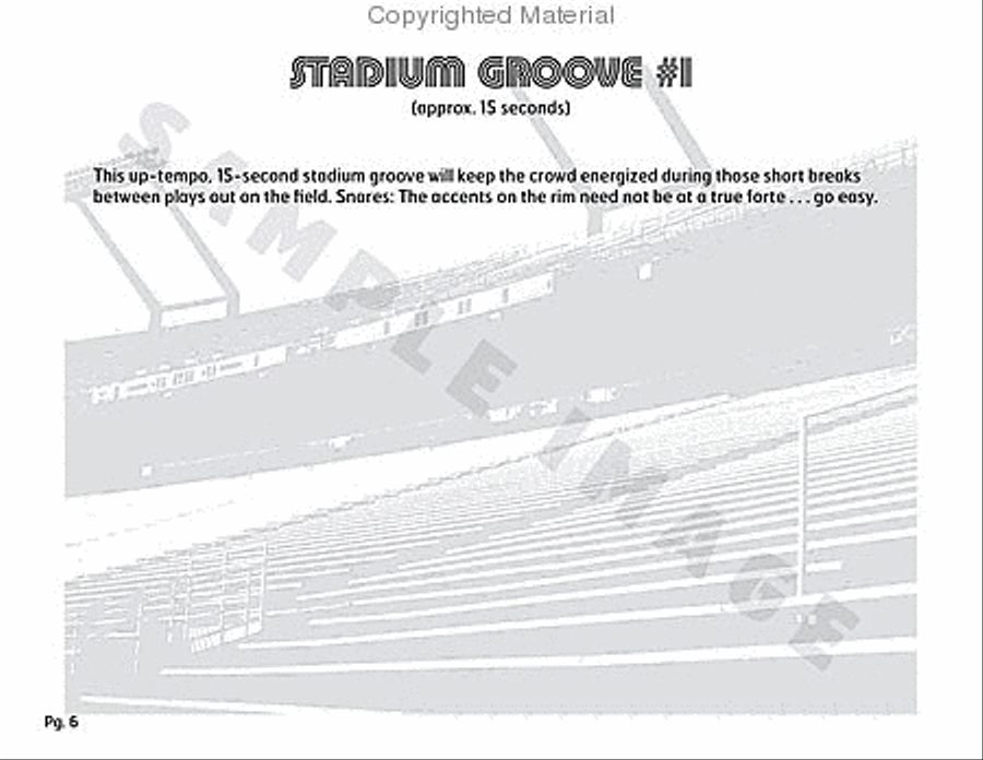 Stadium 54 Percussion scores gallery preview page 28