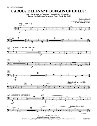 Carols, Bells, and Boughs of Holly!: 2nd Trombone