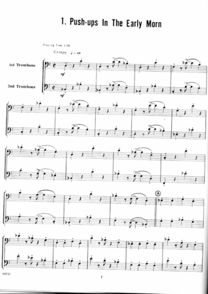 Ten Duets For Tenor Trombone